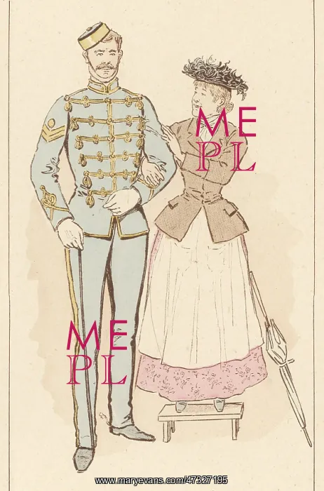  : SOLDIER / GIRL / WALKING