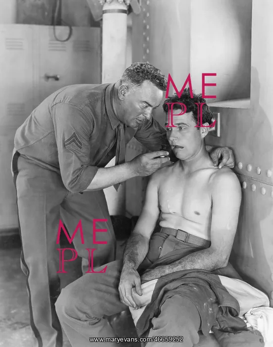: A soldier helps his comrade and lets him smoke his pipe : A soldier helps his comrade and lets him smoke his pipe