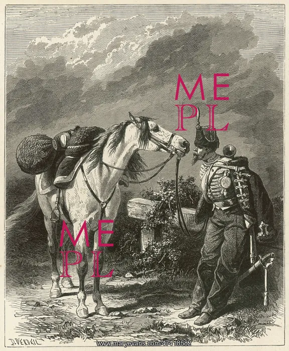 : A soldier and his horse : A soldier and his horse