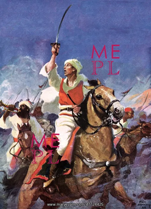  : Soldier on Horseback raises Sword