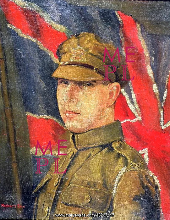 : Soldier of the Leicestershire Regiment, All Hallows Eve, WW1 : Soldier of the Leicestershire Regiment, All Hallows Eve, WW1