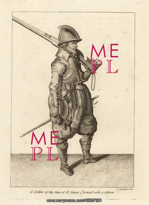 : Soldier of the time of King James I armed : Soldier of the time of King James I armed