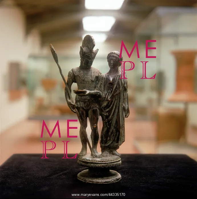 : Soldier with a woman, bronze : Soldier with a woman, bronze