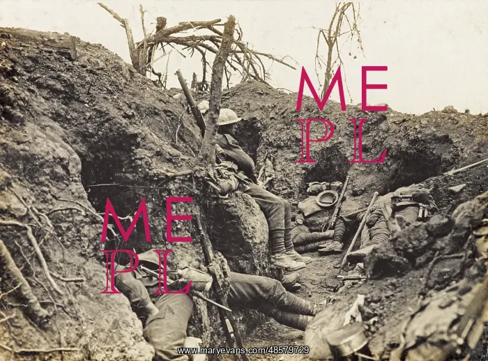 : Soldiers of the Border Regiment resting : Soldiers of the Border Regiment resting