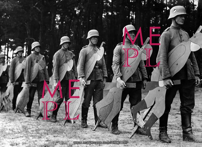 : Soldiers carry targets to the shooting range : Soldiers carry targets to the shooting range