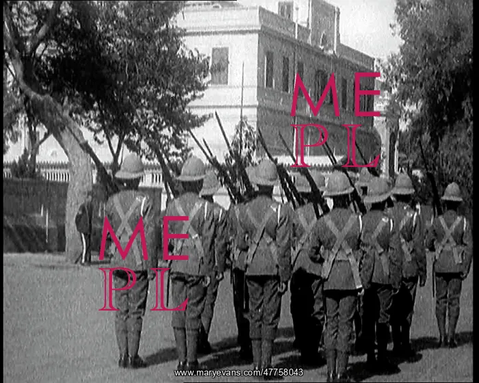: Soldiers Carrying Rifles Patrolling Outside : Soldiers Carrying Rifles Patrolling Outside
