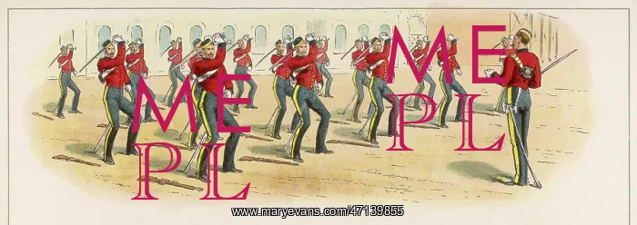  : Soldiers doing sword exercises