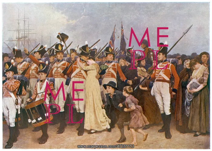 : SOLDIERS EMBARKING 1810 : SOLDIERS EMBARKING 1810