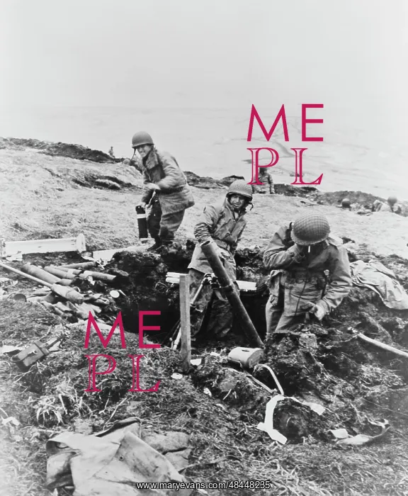 : Soldiers hurling their trench mortar shells : Soldiers hurling their trench mortar shells