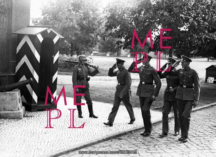 : Soldiers leaving the barracks, 1935 : Soldiers leaving the barracks, 1935