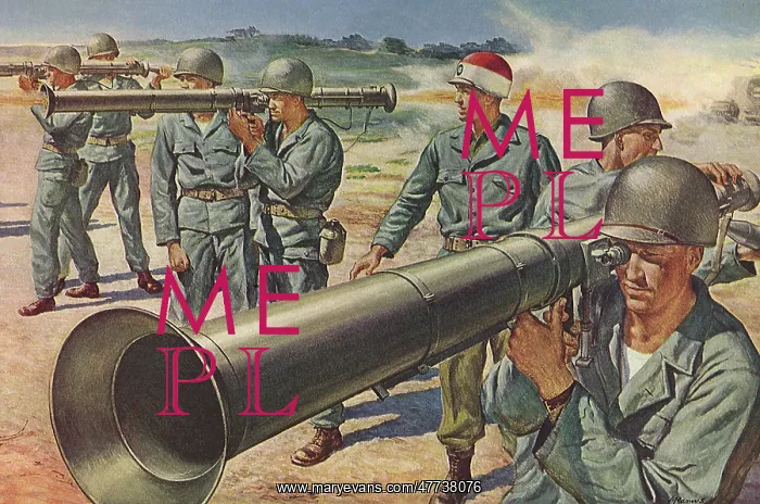 : Soldiers practicing Bazooka Targeting : Soldiers practicing Bazooka Targeting
