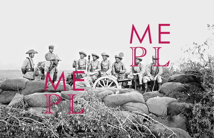 : Soldiers of the protection force during the Herero uprising : Soldiers of the protection force during the Herero uprising