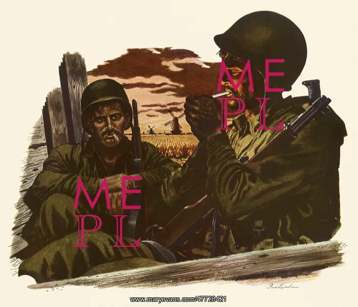 : Soldiers have a Smoke Break : Soldiers have a Smoke Break