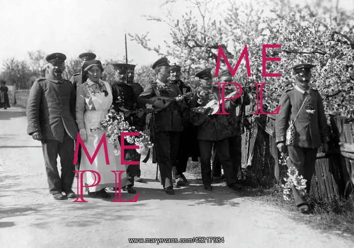 : Soldiers on a trip to Werder, 1915 : Soldiers on a trip to Werder, 1915