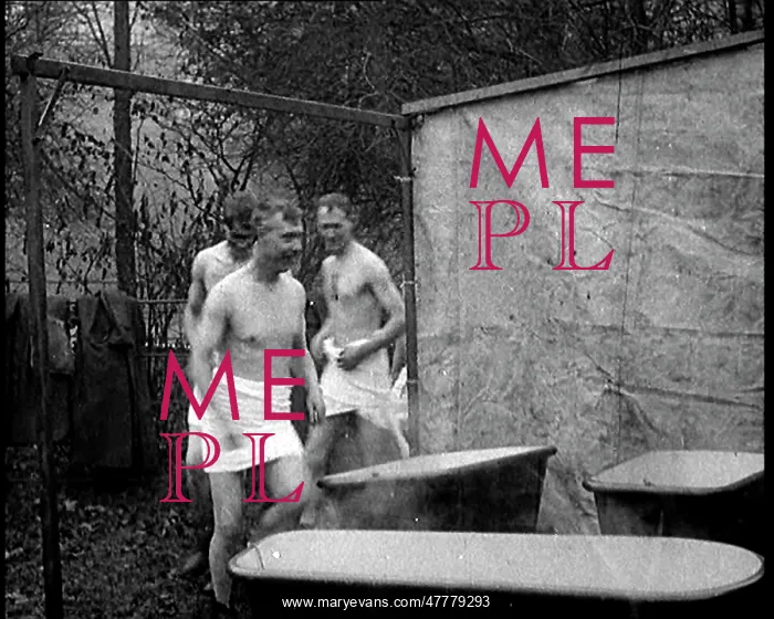 : Soldiers Wearing Towels Heading For A Bath : Soldiers Wearing Towels Heading For A Bath