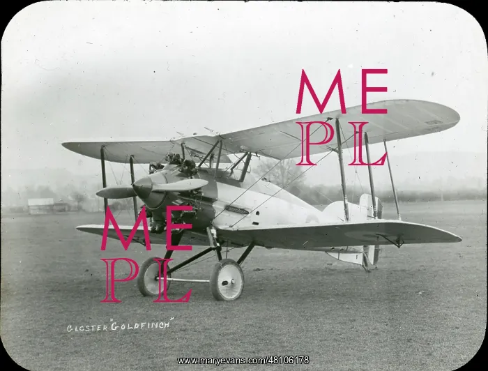 : The sole Gloster Goldfinch, J7940 : The sole Gloster Goldfinch, J7940