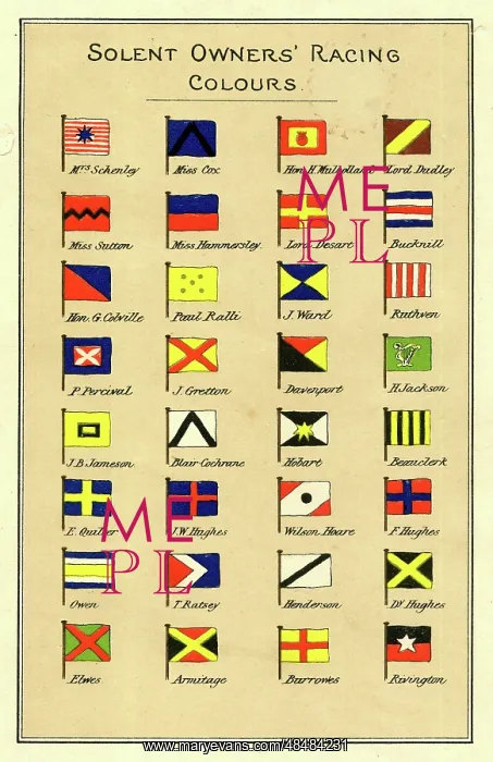  : Solent Yacht Owners Racing Colours