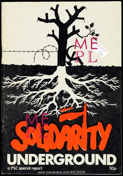 : Solidarity campaign: barbed wire hammer & sickle : Solidarity campaign: barbed wire hammer & sickle