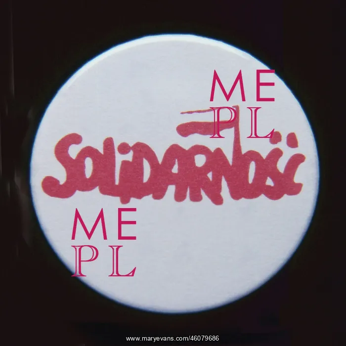 : Solidarity (Soliarnosc) badge, UK : Solidarity (Soliarnosc) badge, UK