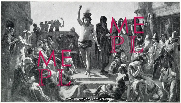 : Solomon Eagle (or Eccles), during the Plague in London : Solomon Eagle (or Eccles), during the Plague in London