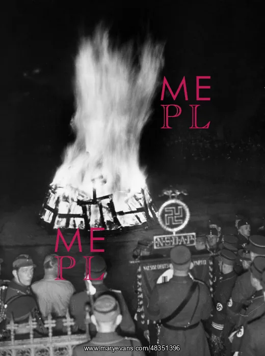 : Solstice bonfire at Kreuzberg, 1936 : Solstice bonfire at Kreuzberg, 1936