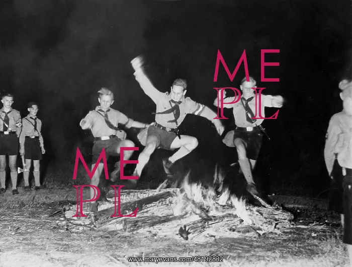 : Solstice celebration of the Hitler Youth : Solstice celebration of the Hitler Youth