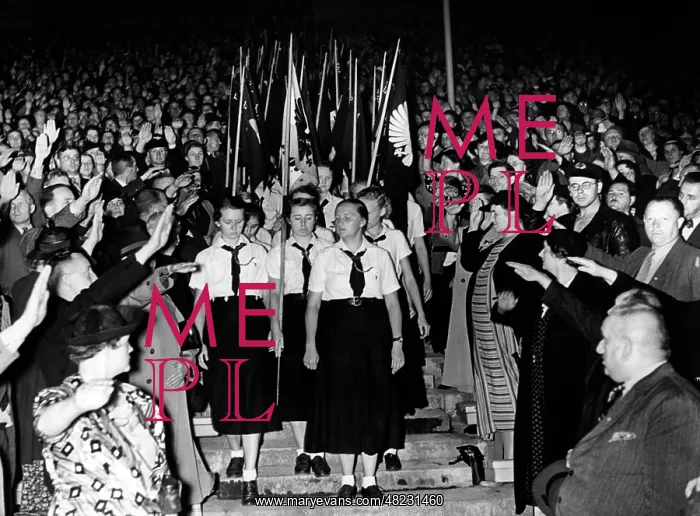 : Solstice celebration in the Olympic Stadium in Berlin, 1939 : Solstice celebration in the Olympic Stadium in Berlin, 1939