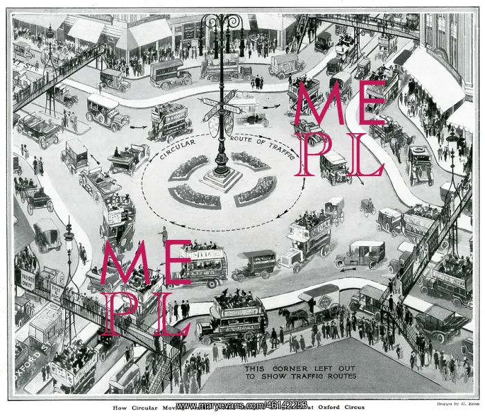 : Solving London's Traffic Problems, Roundabouts 1924 : Solving London's Traffic Problems, Roundabouts 1924