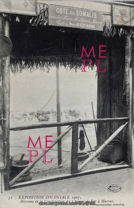 : Somali exhibition, 1907 Colonial Exhibition, Jardin : Somali exhibition, 1907 Colonial Exhibition, Jardin