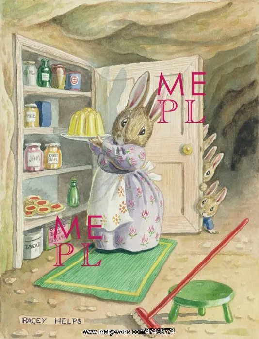 : Somebody's Watching - rabbit with a yellow jelly : Somebody's Watching - rabbit with a yellow jelly