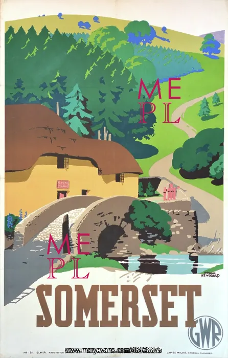 : Somerset. The LNER was especially fond of commissioning posters in sets : Somerset. The LNER was especially fond of commissioning posters in sets