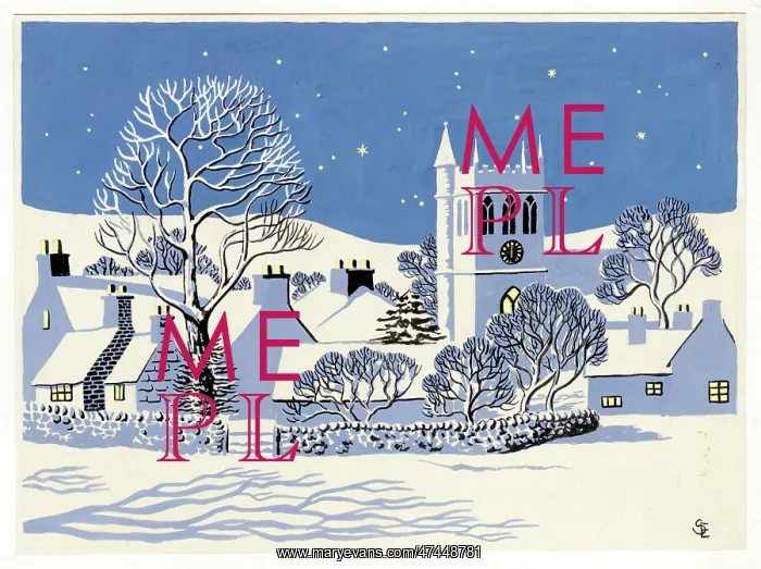  : A Somerset Village in Snow