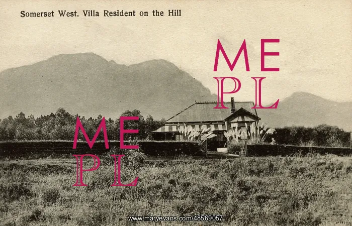 : Somerset West, Western Cape, Cape Colony, South Africa : Somerset West, Western Cape, Cape Colony, South Africa