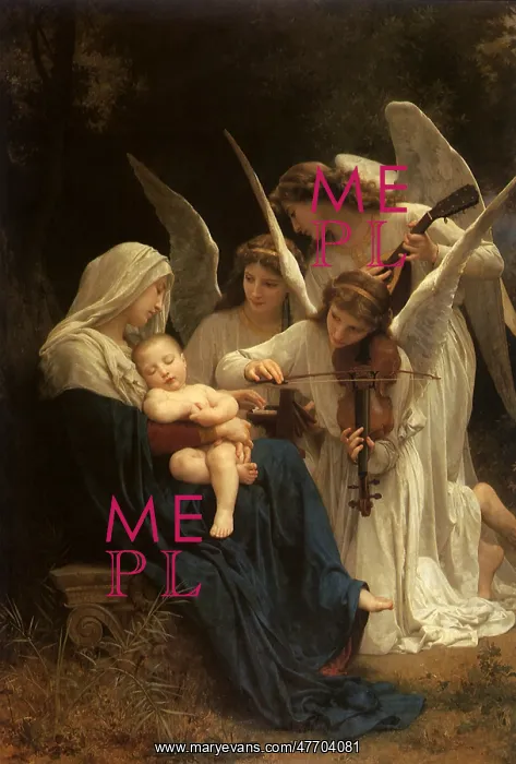 : Song of the Angels, by Bouguereau : Song of the Angels, by Bouguereau