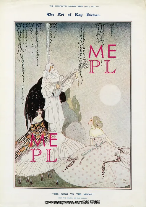 : The Song to the Moon - Kay Nielsen : The Song to the Moon - Kay Nielsen