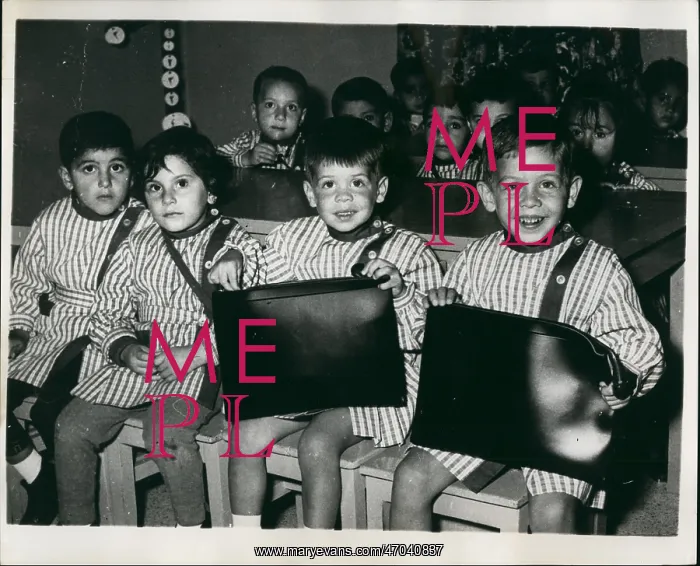 : Sons of King Hussein of Jordan at kindergarten, Amman : Sons of King Hussein of Jordan at kindergarten, Amman