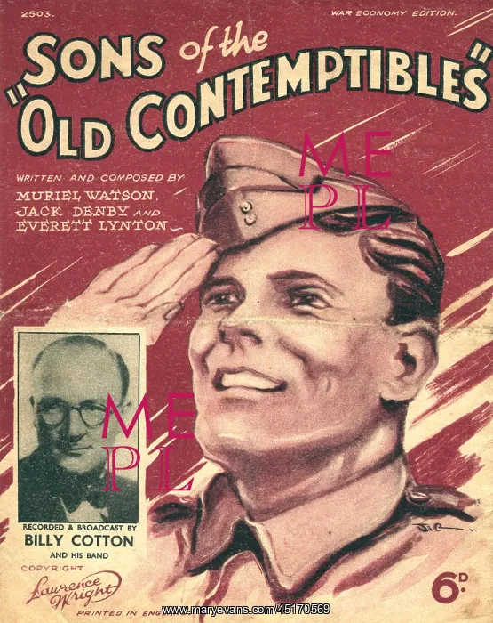 : Sons Of The Old Contemptibles : Sons Of The Old Contemptibles