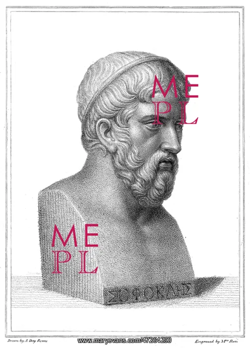 : Sophocles (circa 496 - 406) - Greek tragic playwright : Sophocles (circa 496 - 406) - Greek tragic playwright