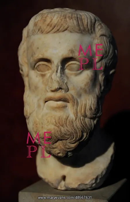 : Sophocles (497-406 BC). Bust : Sophocles (497-406 BC). Bust