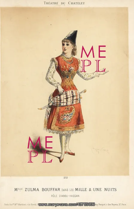 : Soprano Zulma Bouffar in Mille & Une Nuits : Soprano Zulma Bouffar in Mille & Une Nuits
