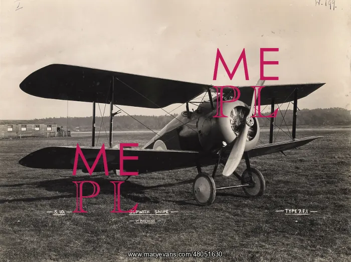 : Sopwith 7F1 Snipe first prototype with single-bay wings : Sopwith 7F1 Snipe first prototype with single-bay wings