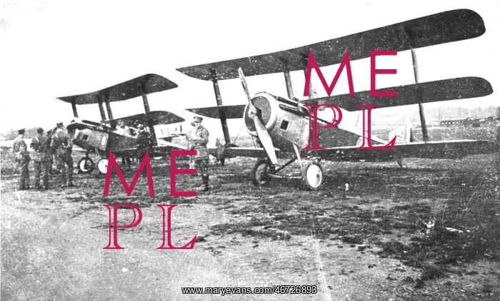 : Sopwith Hispano -Suiza Triplane pair seen together One : Sopwith Hispano -Suiza Triplane pair seen together One