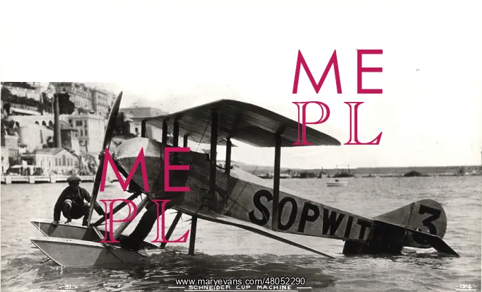 : The Sopwith Tabloid seaplane which won the Schneider Trophy : The Sopwith Tabloid seaplane which won the Schneider Trophy