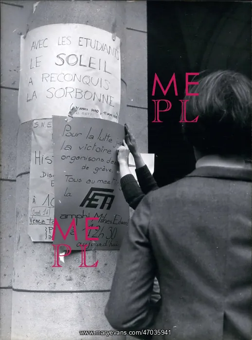 : Sorbonne student protest : Sorbonne student protest