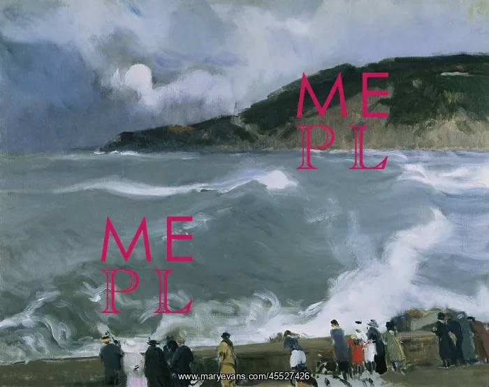 : SOROLLA, Joaquin (1863-1923). Rompeolas de San : SOROLLA, Joaquin (1863-1923). Rompeolas de San