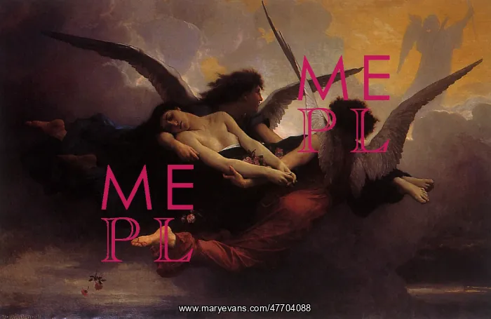 : Soul Brought to Heaven, by Bouguereau : Soul Brought to Heaven, by Bouguereau