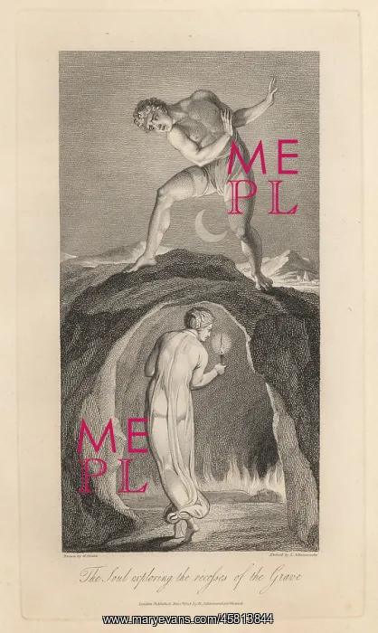 : The Soul exploring the recesses of the Grave : The Soul exploring the recesses of the Grave