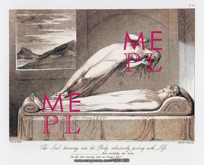 : Soul leaving the body, 1808 : Soul leaving the body, 1808