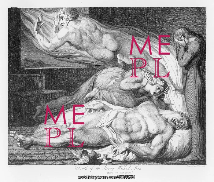 : Soul leaving the body, 1808 : Soul leaving the body, 1808