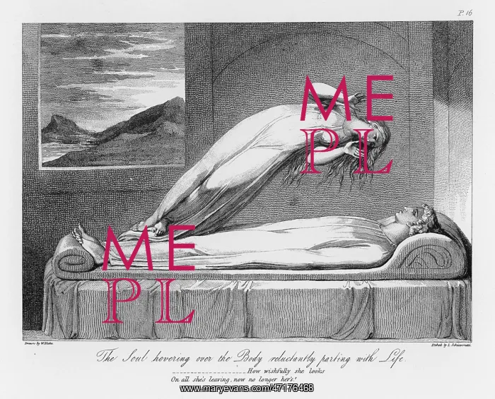 : Soul leaving the body, 1808 : Soul leaving the body, 1808